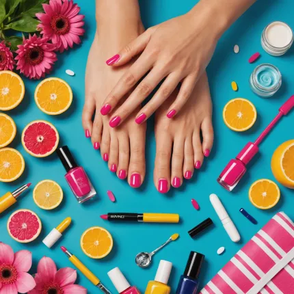 Летний маникюр и педикюр: как сохранить красоту и здоровье ногтей в условиях городской суеты