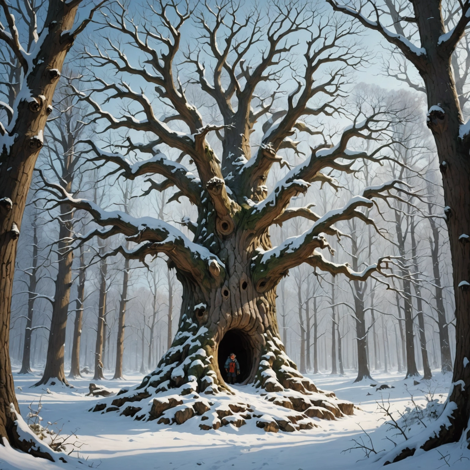 Белки и их удивительная жизнь зимой: как дерево становится их спасением