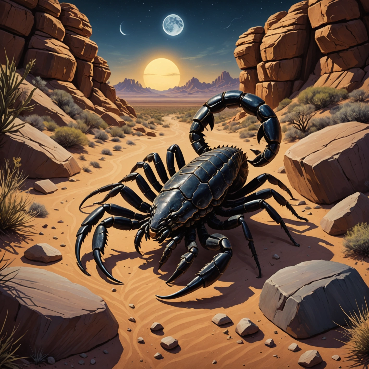 Скорпионы: Тайны ночной охоты и их удивительный мир