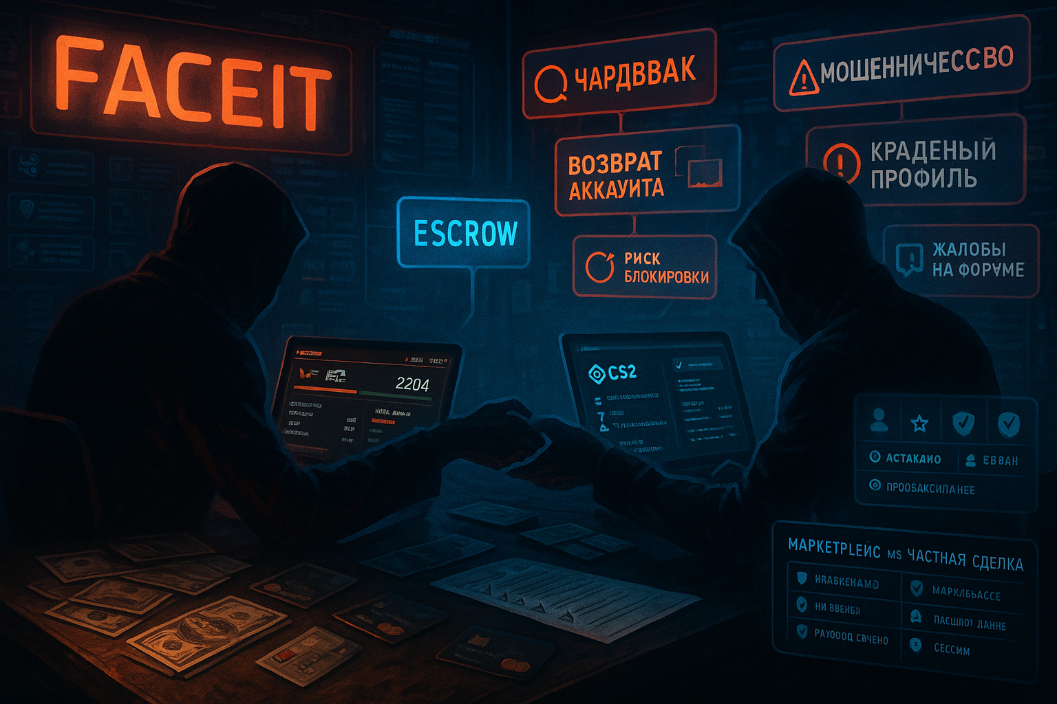 Как безопасно купить и передать аккаунт Faceit: риски и правила рынка игровых аккаунтов