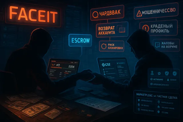 Как безопасно купить и передать аккаунт Faceit: риски и правила рынка игровых аккаунтов